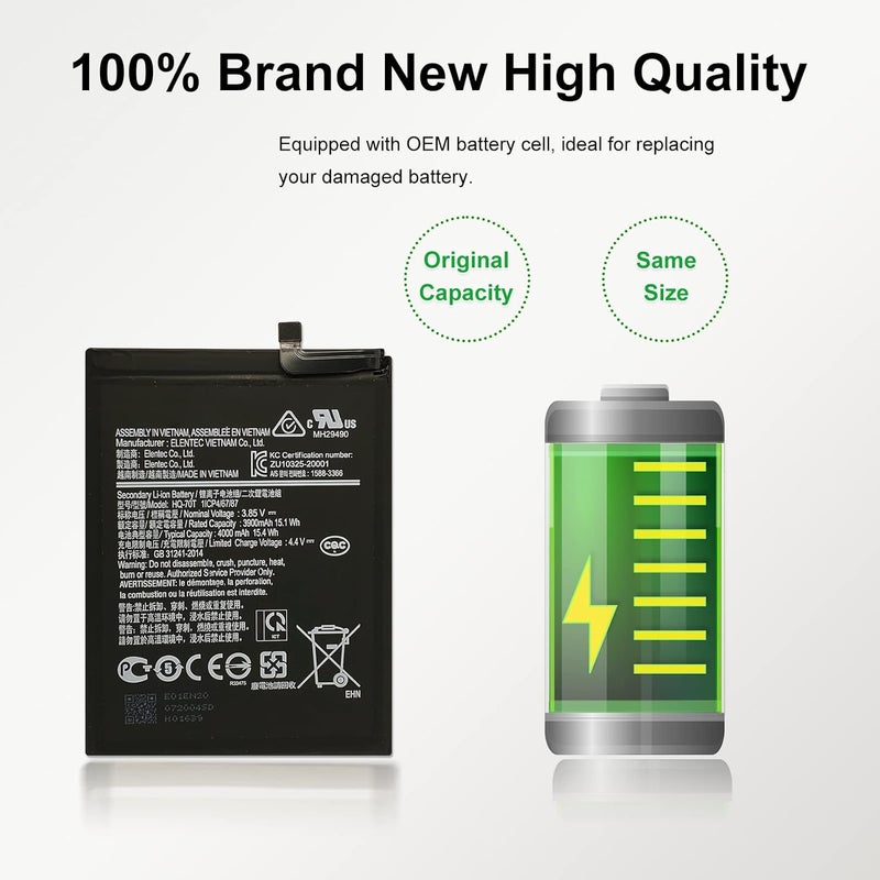 MAXSHARKS New Upgraded Battery for Galaxy A11, HQ-70N HQ-70T Replacement Battery Compatible with Samsung Galaxy A11, with Repair Tools & Instruction - Image 3